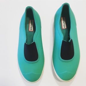 Hunter Boat Shoes Seafoam Green